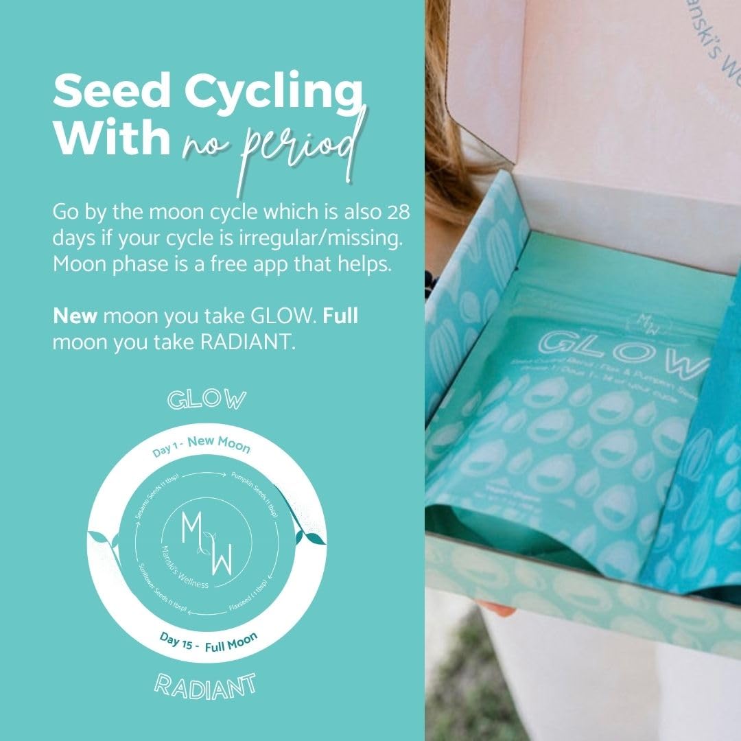 Manski's Wellness Seed Cycling Blend close-up of organic seeds