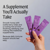 Manukora Elderberry daily wellness Support 105g with warm water