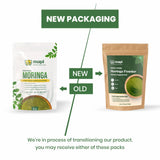 MAPL Organic Moringa Leaf Powder with measuring spoon