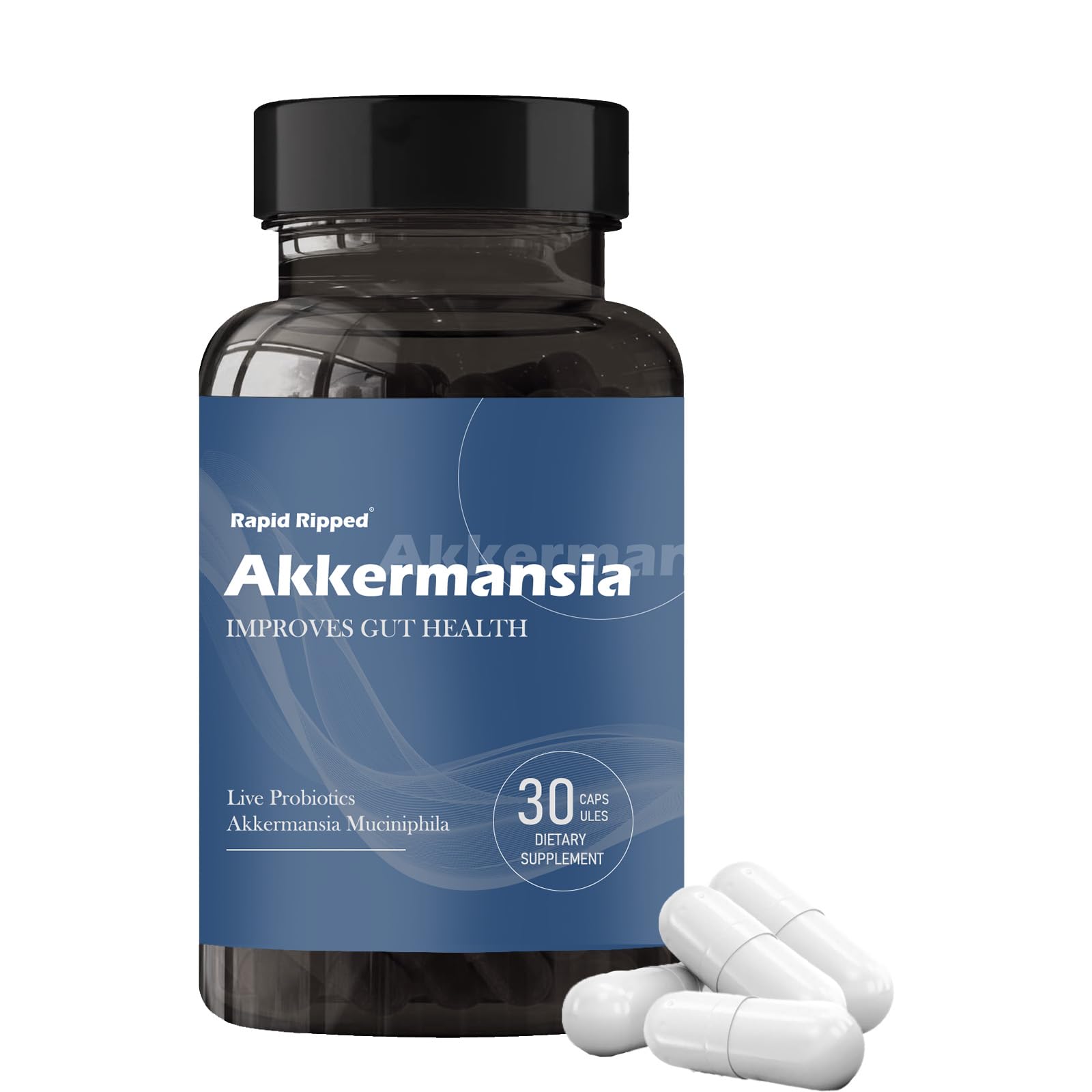 MAPUG Akkermansia Probiotic Capsules front view