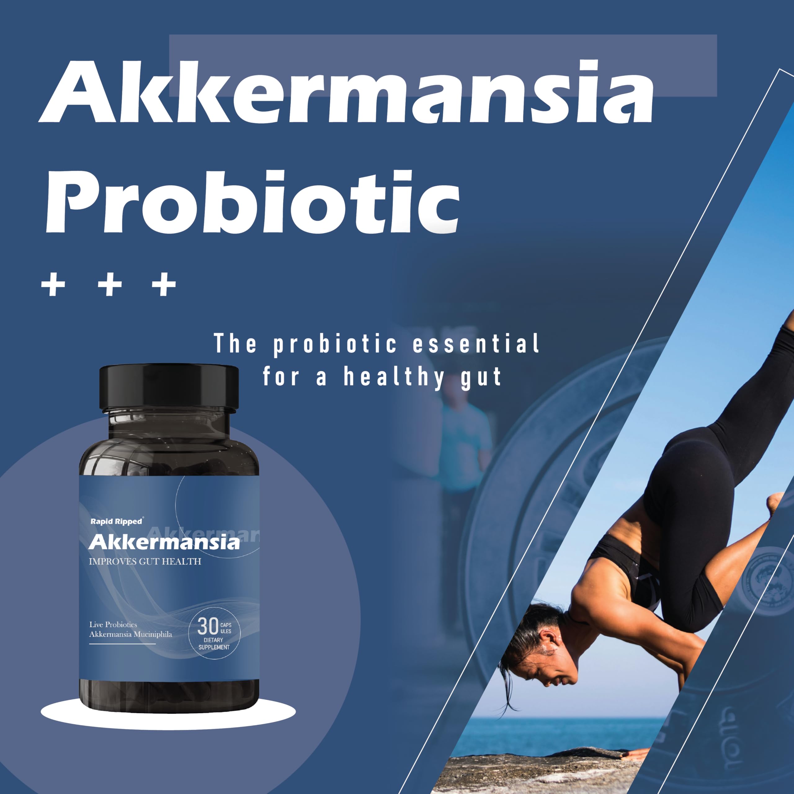 MAPUG Akkermansia Probiotic Capsules side view