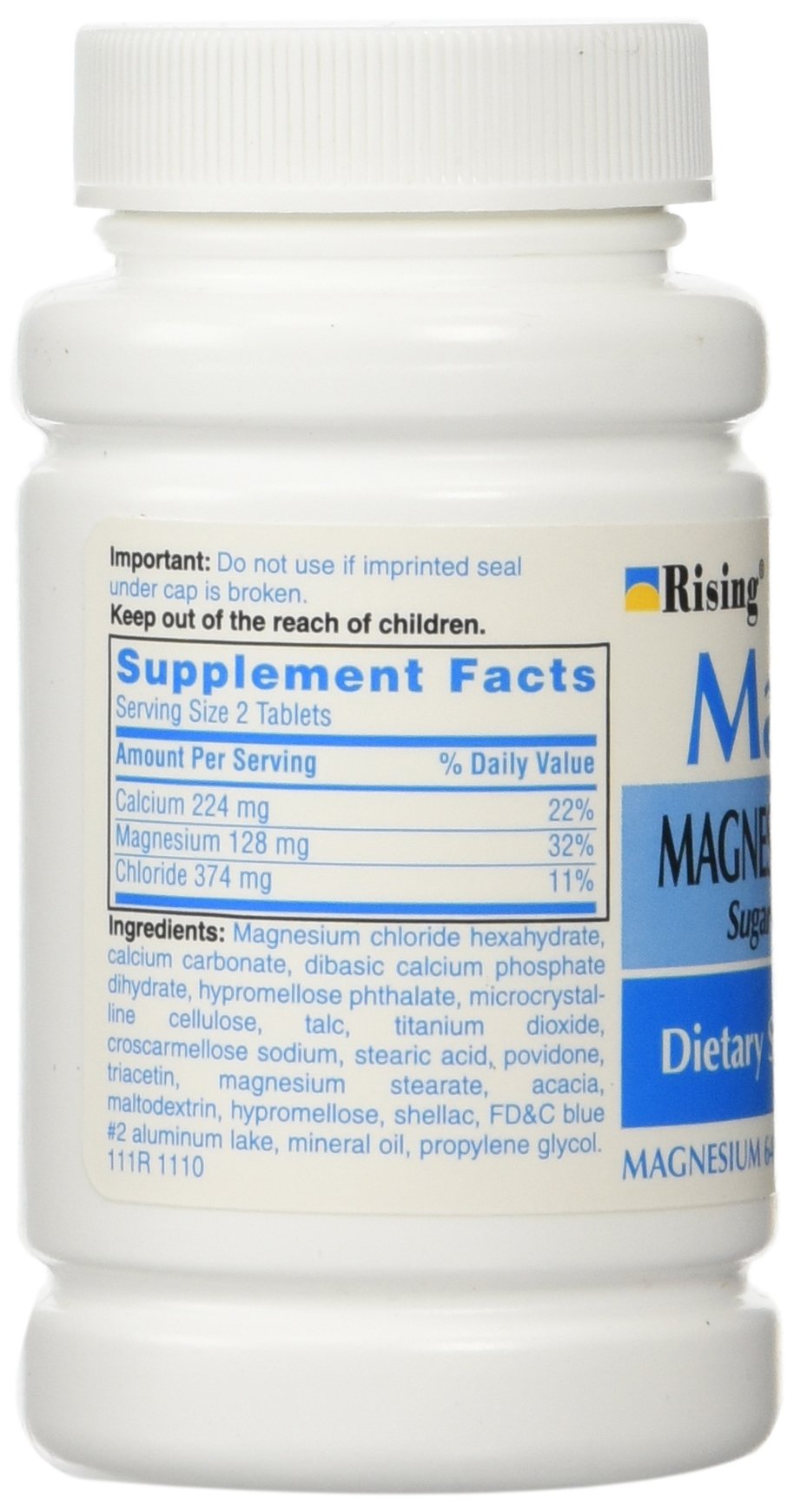 Marble Medical Magnesium Chloride 64mg Tablets packaging details