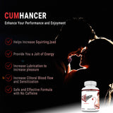MARINANATURALS CUMHANCER capsules in a glass