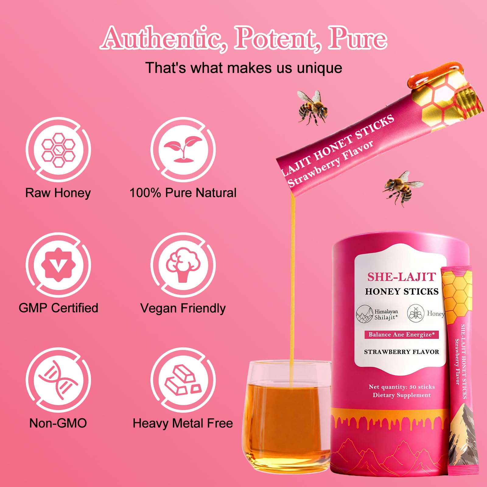 Marinix Shilajit Honey Sticks for Women lifestyle scene