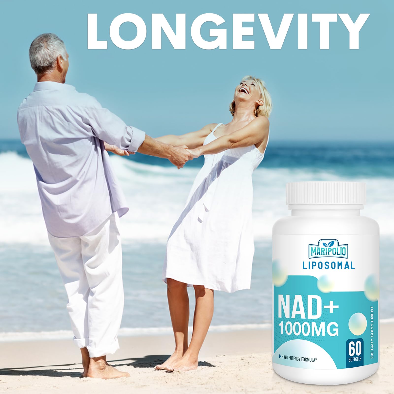 Maripolio Liposomal NAD+ softgel ingredients list