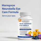 Marregorye Neurobella 15-in-1 Eye Care Formula packaging on a white background