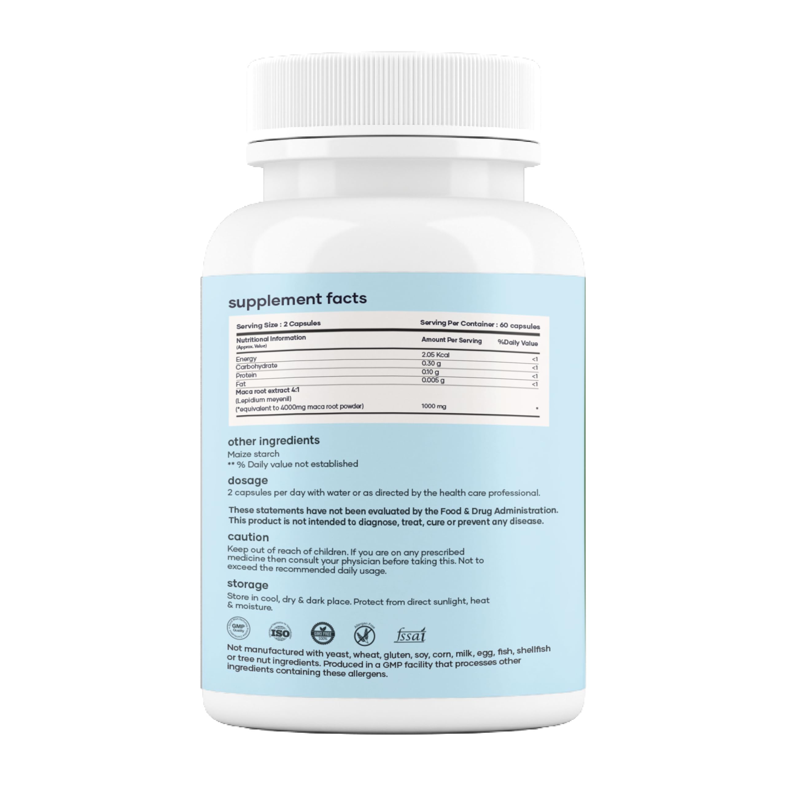 mars by GHC Ginseng and Maca Root Supplement in a lifestyle setting