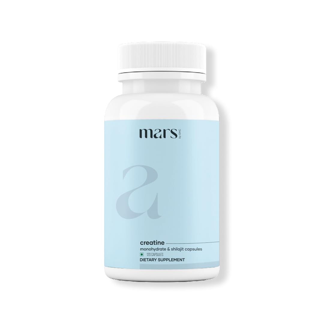 mars by GHC Micronized Creatine Monohydrate Caps front view