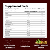 mars by GHC Pre Workout Nitric Oxide support Capsules side view