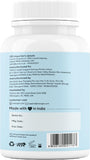 mars by GHC Sea Moss Black Seed Oil Vitamin D3 Supplement with a glass of water