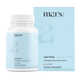 mars by GHC Shilajit Adaptogen Herbal Supplement with herbal background