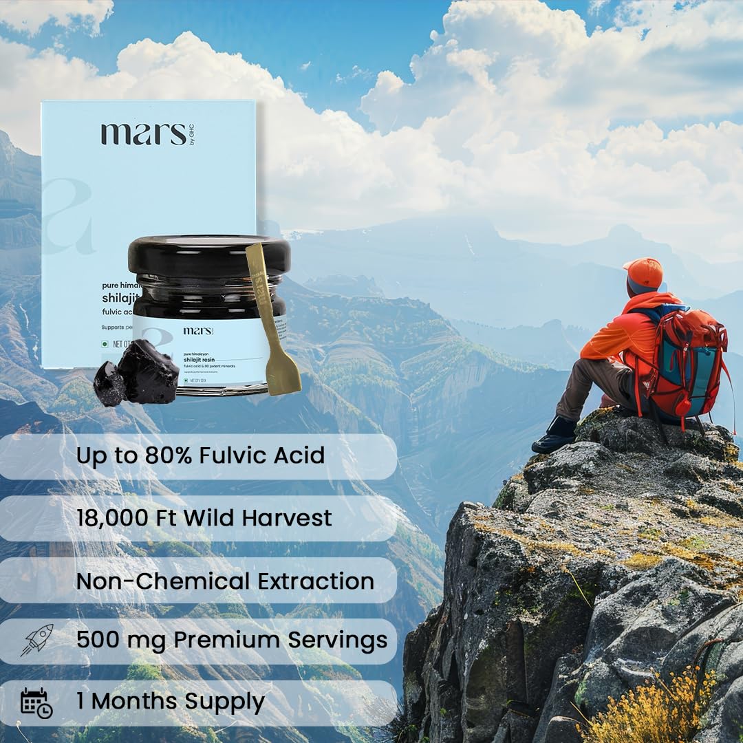 mars by GHC Shilajit Resin 15g packaging