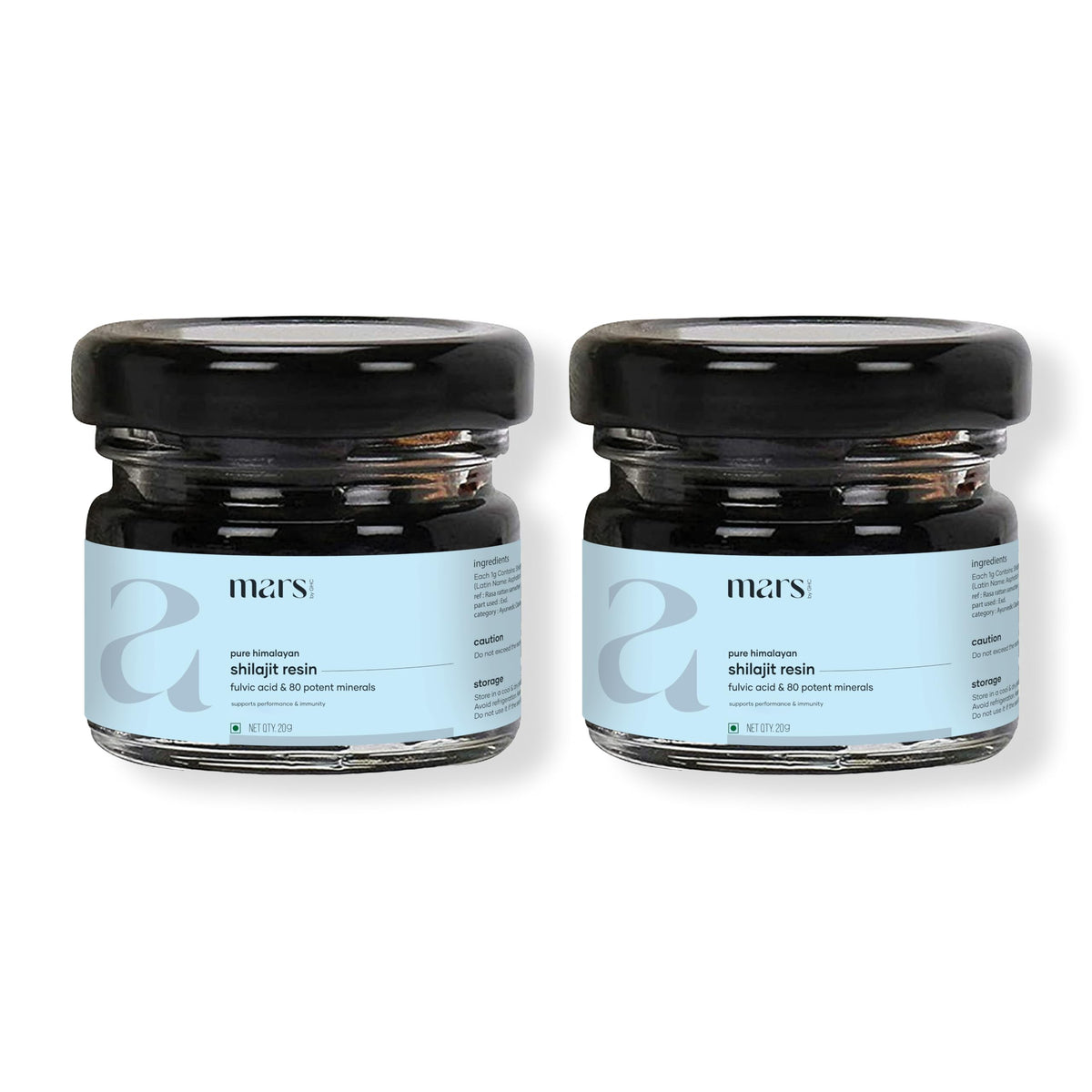 Mars Shilajit Resin 15g front view packaging