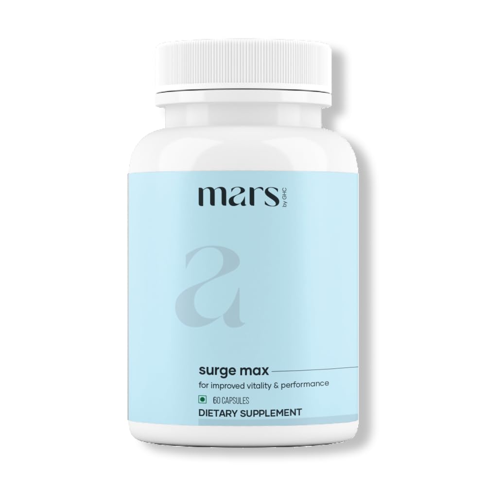 Mars Surgemax Shilajit Capsules pack of 60 front view