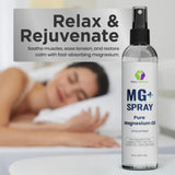 MARS WELLNESS Magnesium Oil Spray 8oz close-up of label