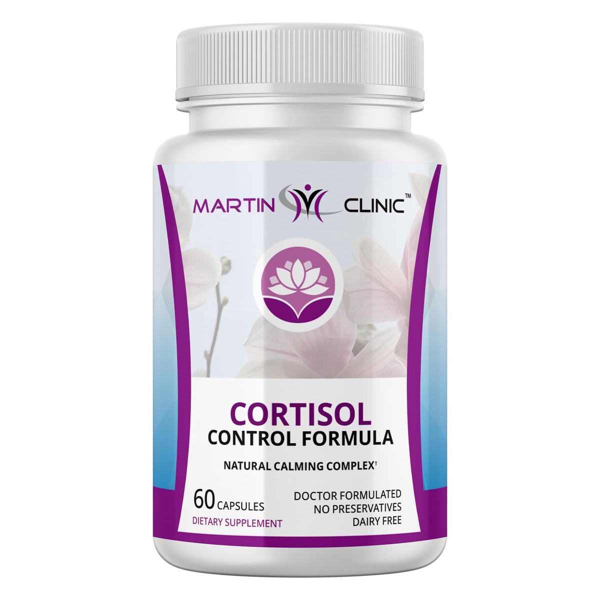 Martin Clinic Cortisol Support Supplement front view