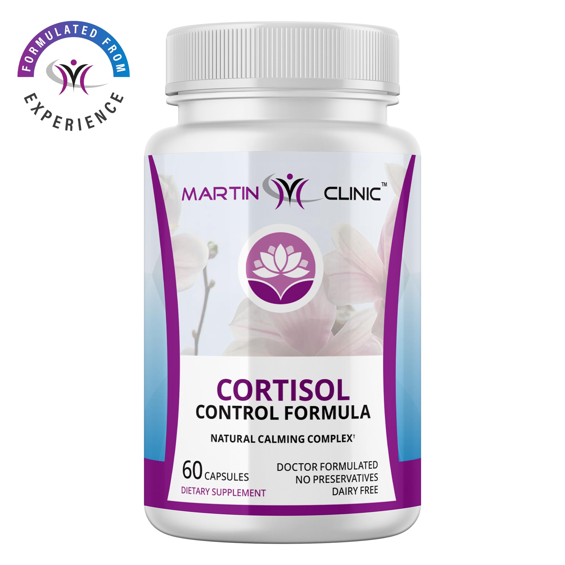 Martin Clinic Cortisol Support Supplement nutritional information