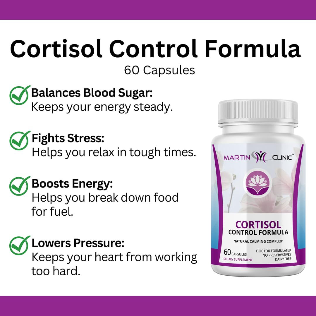 Martin Clinic Cortisol Support Supplement packaging