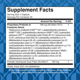 MARYRUTH'S 3-in-1 Probiotics capsule bottle side view