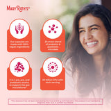 MARYRUTH'S 3-in-1 Women's Daily Health Capsules on a wooden table