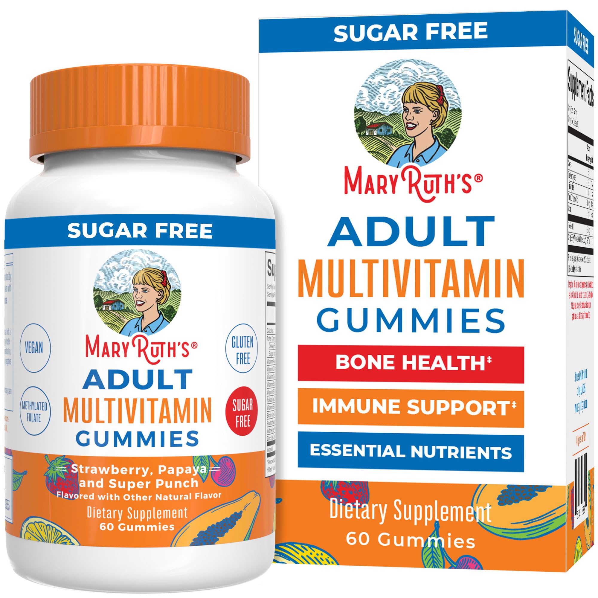 MARYRUTH'S Adult Multivitamin Gummies bottle front view