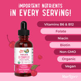 MARYRUTH'S B Complex Liquid Drops 90g with cherry fruit