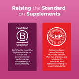 MARYRUTH'S Biotin Gummies ingredients list on packaging