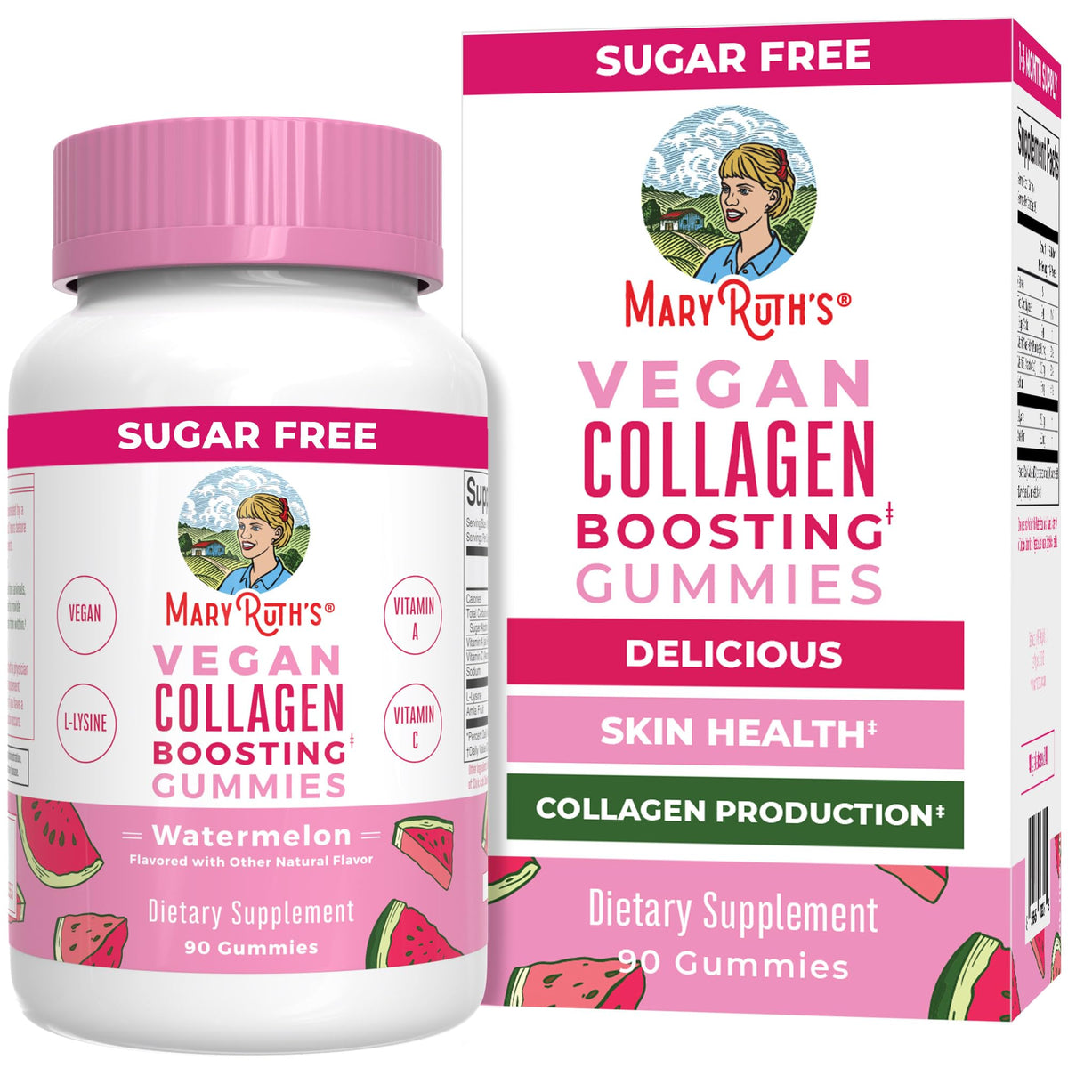 MARYRUTH'S Collagen support Gummies front view, 245g packaging