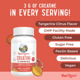 MARYRUTH'S Creatine Gummies in a gym bag
