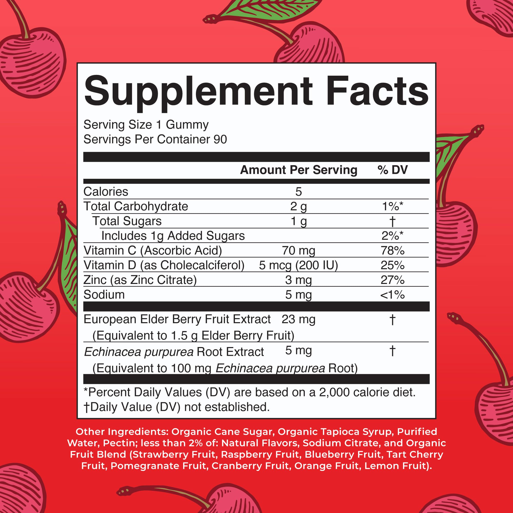 MARYRUTH'S daily wellness Gummies showing gummy texture