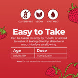 MARYRUTH'S Energy Dissolving Strips B-Complex packaging details
