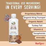 MARYRUTH'S Function Mushrooms Liposomal nutritional information