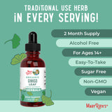 MARYRUTH'S Ginkgo Biloba Herbal Supplement with a glass of water