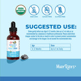 MARYRUTH'S Infant Liquid Ionic Zinc 57g side view