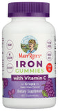 MARYRUTH'S Iron Gummies with Vitamin C displayed on a table