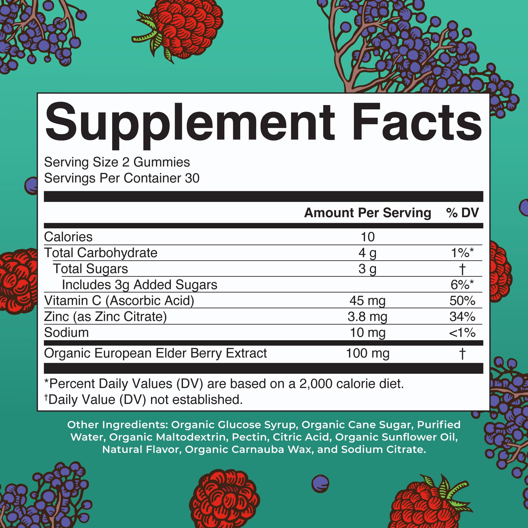 MARYRUTH'S Kids daily wellness Gummies mixed berry flavour