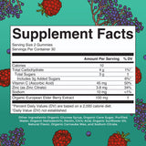MARYRUTH'S Kids daily wellness Gummies mixed berry flavour
