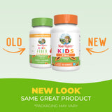 MARYRUTH'S Kids Fiber Gummies side view with nutritional information