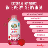 MARYRUTH'S Kids Liquid Multivitamin 572g on a kitchen counter