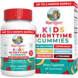 MARYRUTH'S Kids Nighttime Gummies bottle front view, strawberry flavour