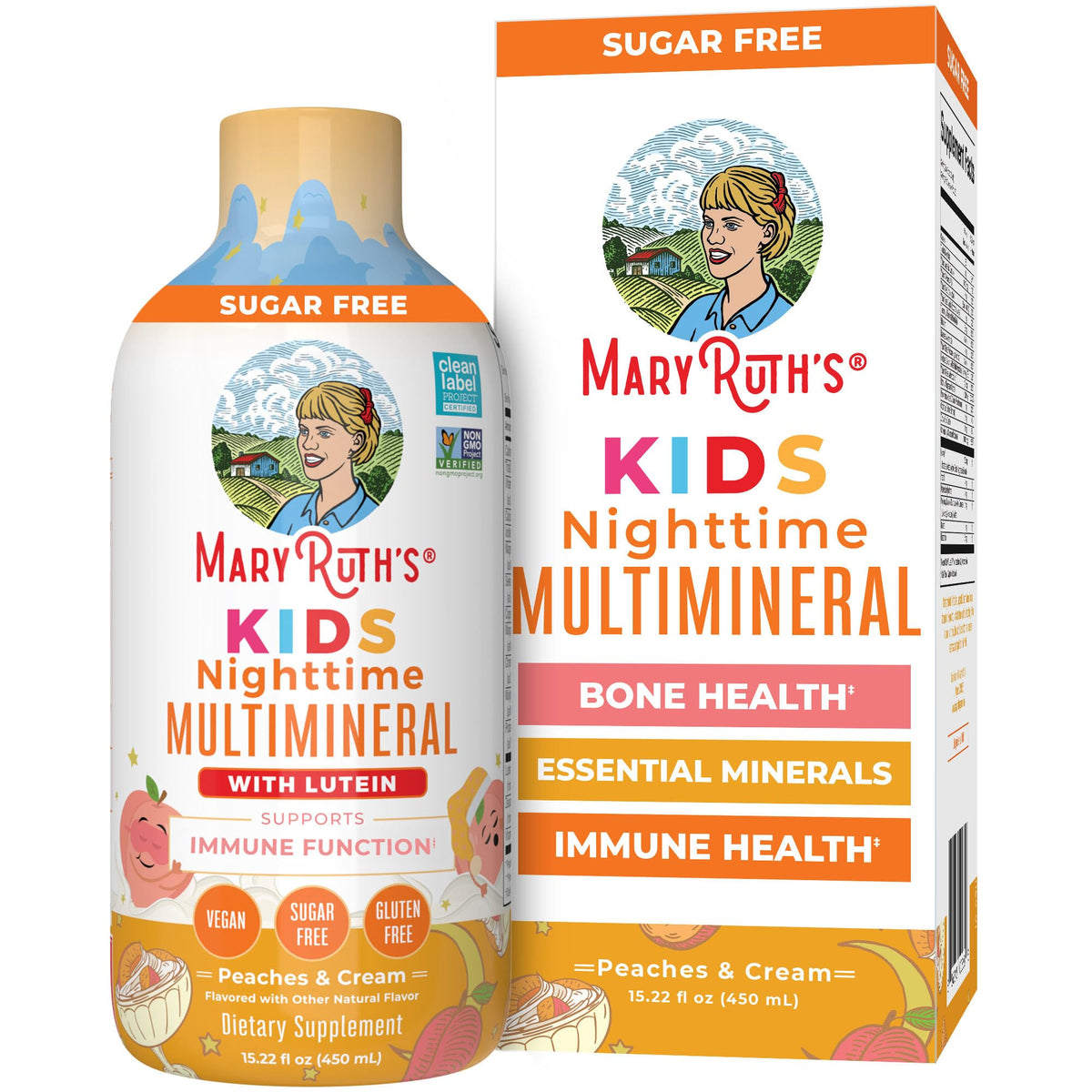 MARYRUTH'S Kids Nighttime Multimineral Liquid Supplement front view