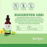 MARYRUTH'S L-Theanine Liquid Drops 30 servings label