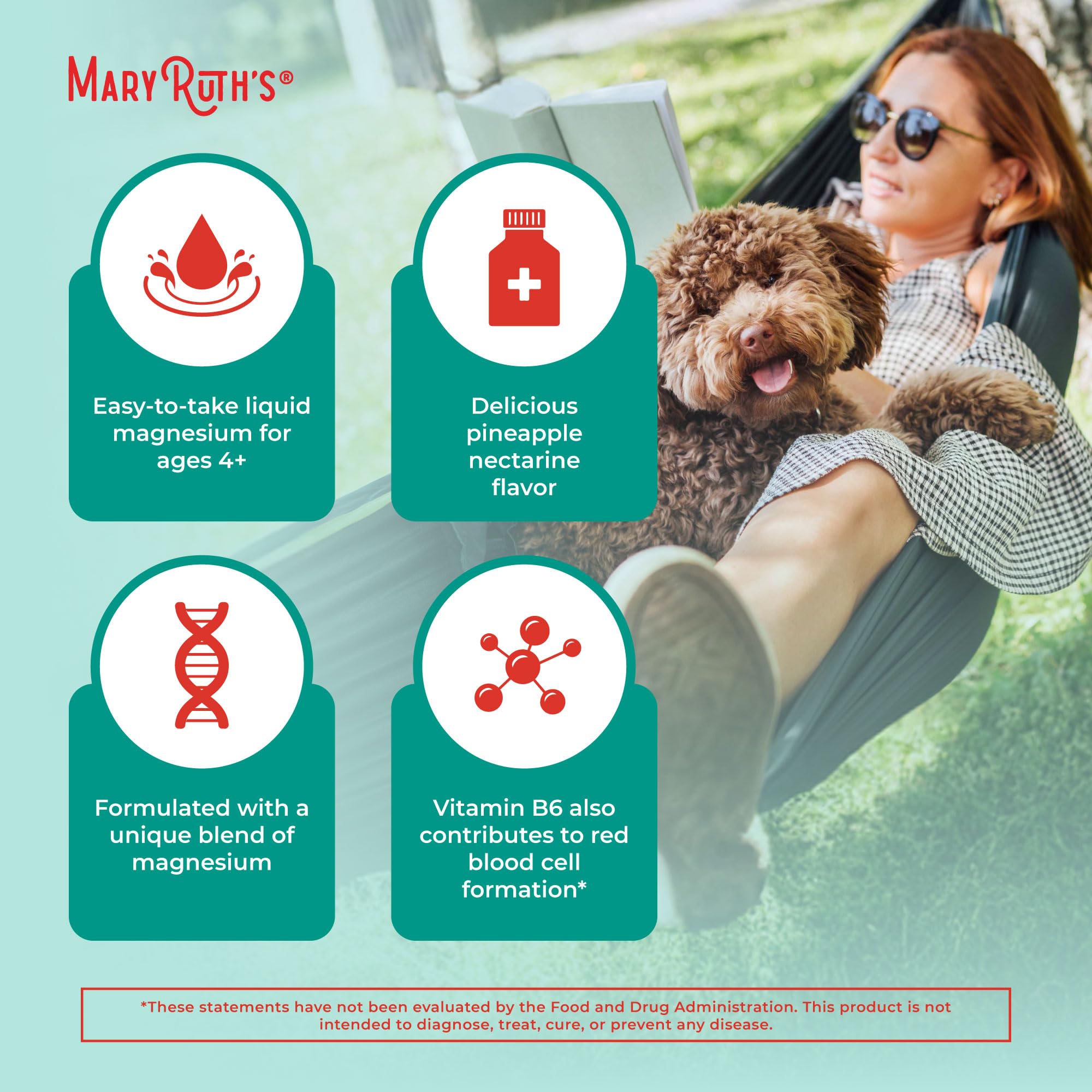 MARYRUTH'S Liquid Magnesium Complex 1089g ingredients list