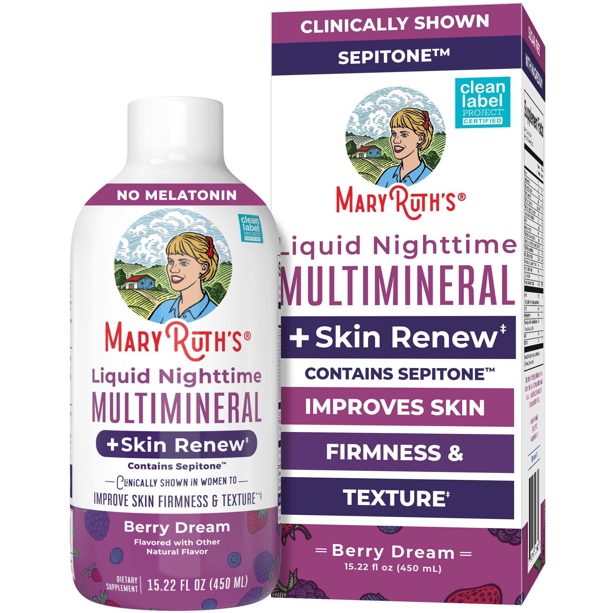 MARYRUTH'S Liquid Nighttime Multimineral 522g front view