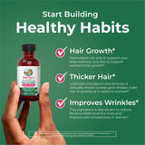 MARYRUTH'S Lustriva Hair Growth Multivitamin travel-size bottle with cap