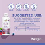 MARYRUTH'S Megadose D3 Liquid Liposomal back view with ingredient list