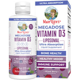 MARYRUTH'S Megadose D3 Liquid Liposomal front view with label