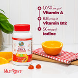 MARYRUTH'S Mens Multivitamin Gummies gummies in a bowl