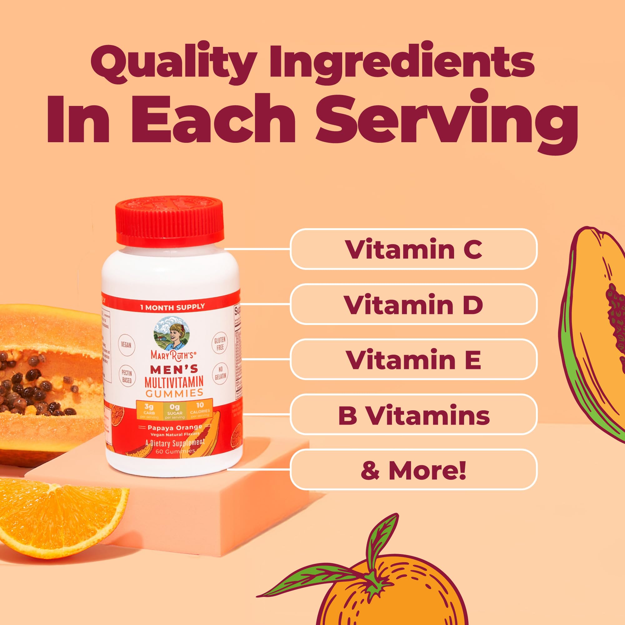MARYRUTH'S Mens Multivitamin Gummies lifestyle scene