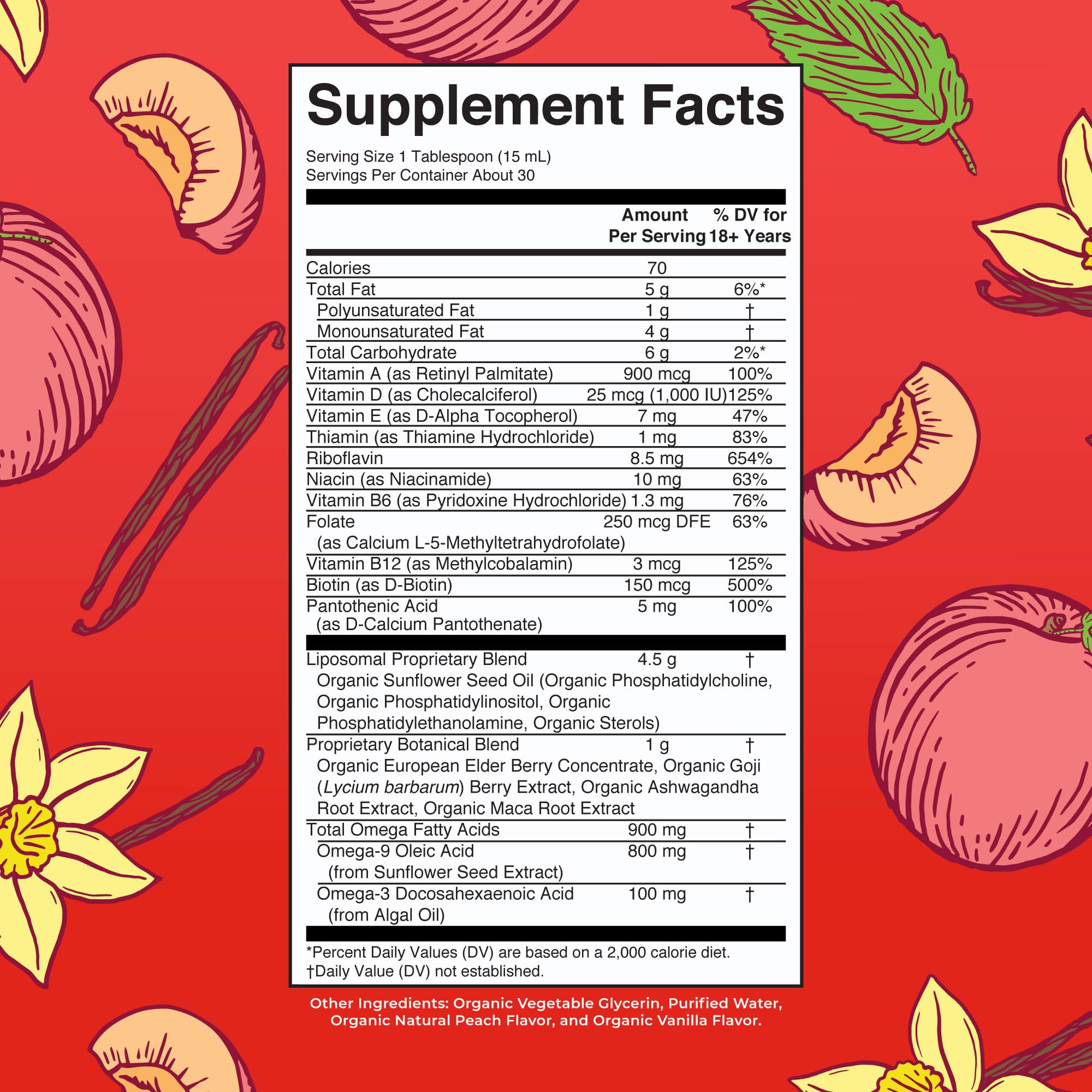 MARYRUTH'S Multivitamins 508g side view